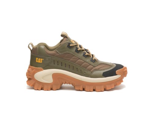 Caterpillar CAT Intruder Shoe Casual Obuv Panske Tmavo Olivovo Zelená Hnede | CAT-460BA