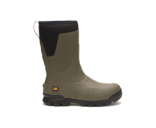 Caterpillar CAT Stormers 11" Boot Gumove Cizmy Panske Olivovo Zelená | CAT-139UE