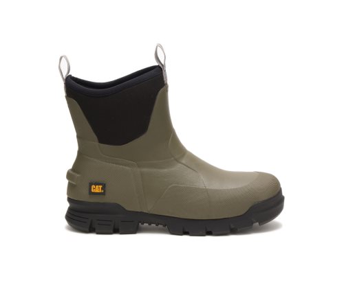 Caterpillar CAT Stormers 6" Boot Gumove Cizmy Damske Olivovo Zelená | CAT-810DN