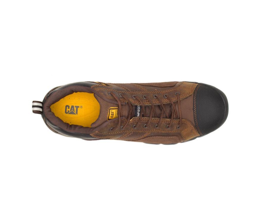 Caterpillar CAT Argon Composite Spicou Pracovne Topanky Panske Tmavo Hnede | CAT-516RK