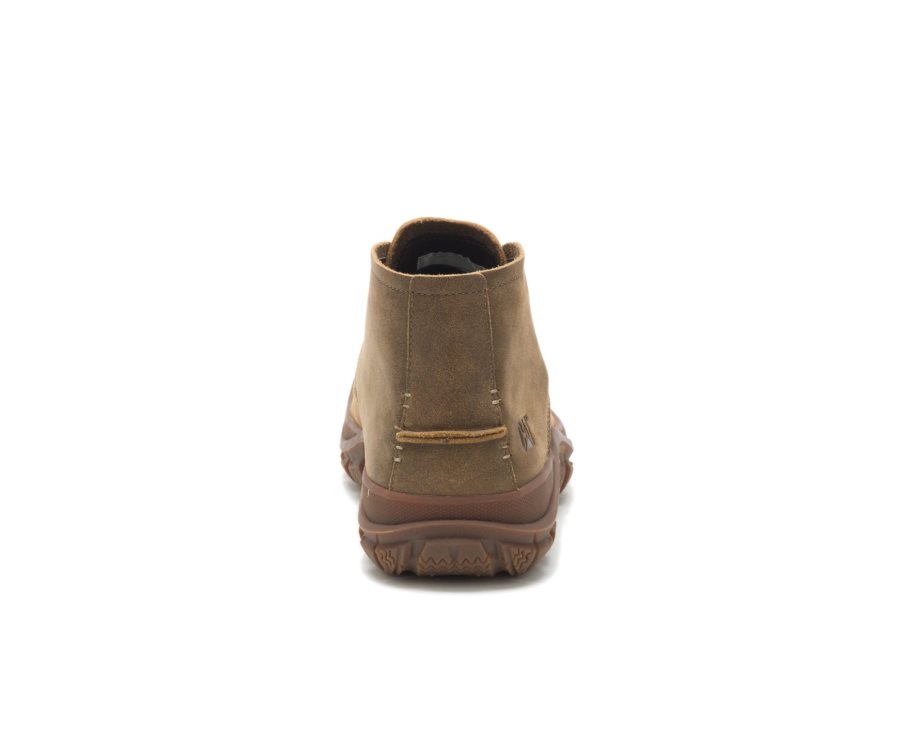 Caterpillar CAT Fused Tri Stredne Boot Kozene Cizmy Panske Hnede Zelene | CAT-314PN