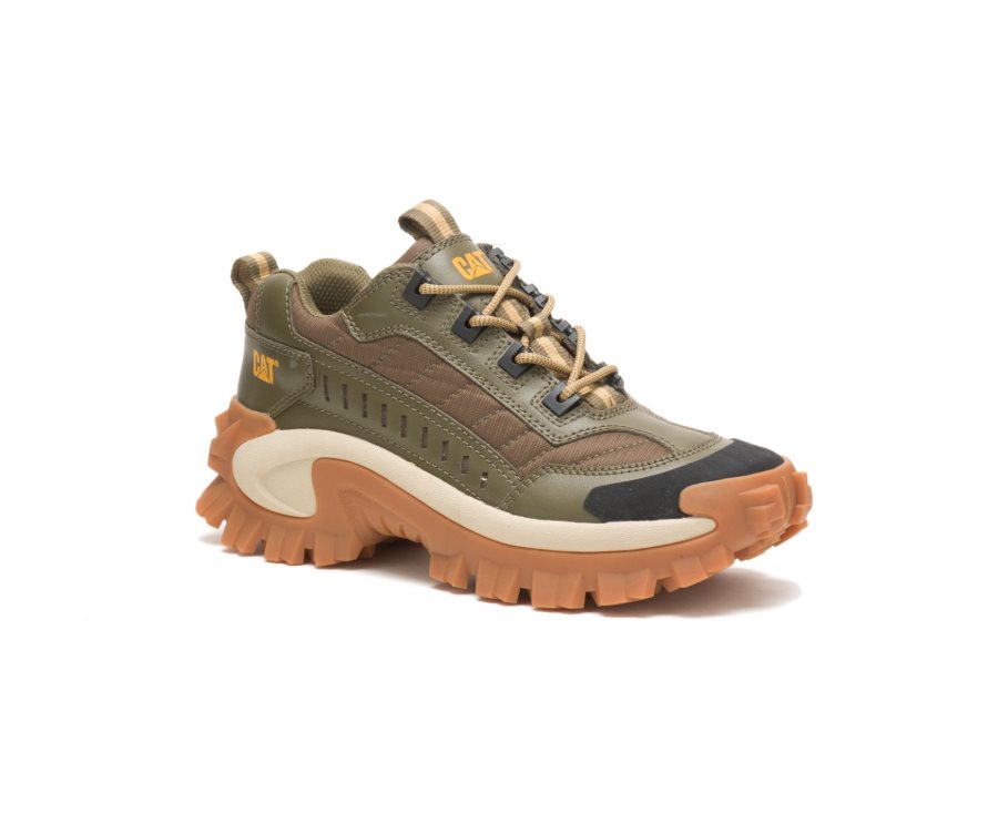 Caterpillar CAT Intruder Shoe Casual Obuv Damske Tmavo Olivovo Zelená Hnede | CAT-096OK