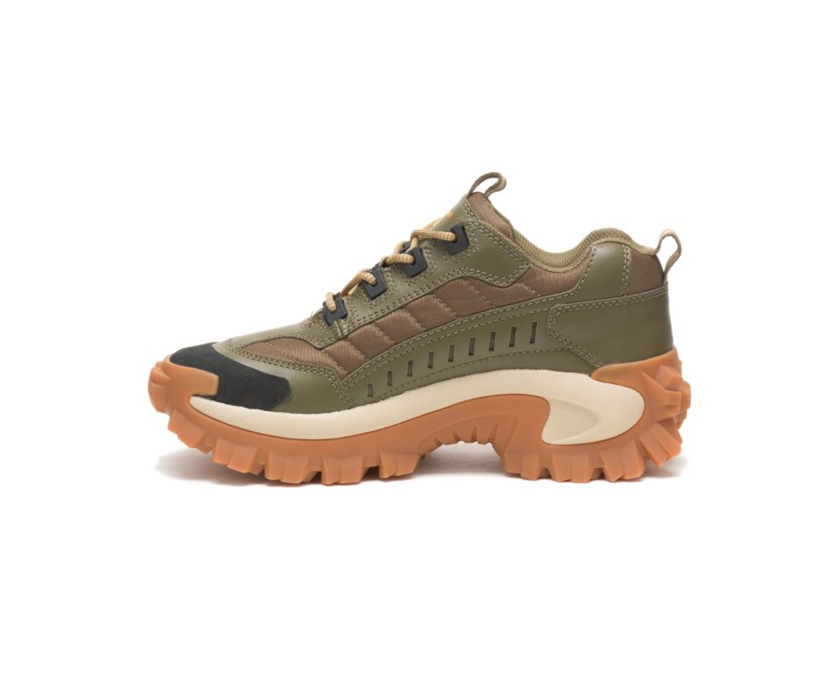 Caterpillar CAT Intruder Shoe Casual Obuv Damske Tmavo Olivovo Zelená Hnede | CAT-096OK