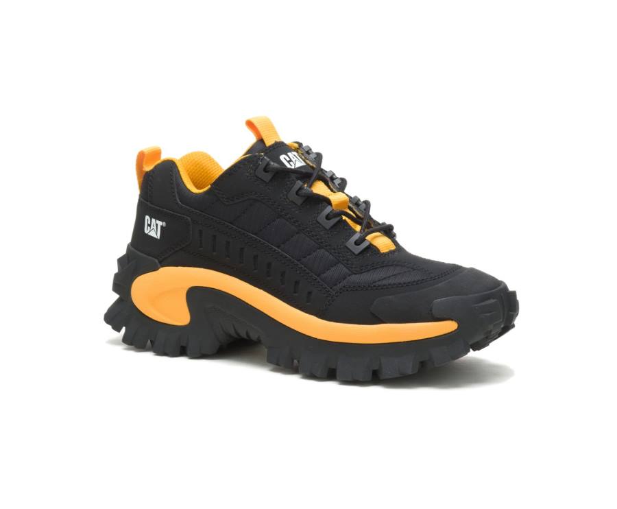 Caterpillar CAT Intruder Shoe Casual Obuv Damske Čierne Žlté | CAT-758KO