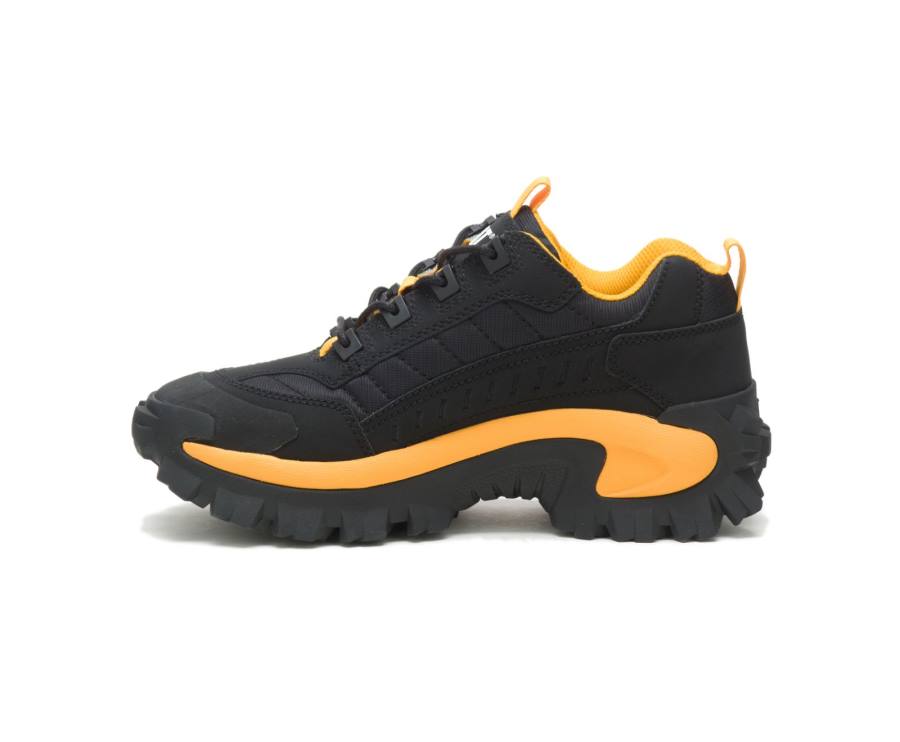 Caterpillar CAT Intruder Shoe Casual Obuv Damske Čierne Žlté | CAT-758KO