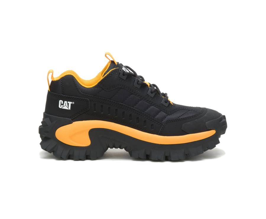 Caterpillar CAT Intruder Shoe Casual Obuv Damske Čierne Žlté | CAT-758KO