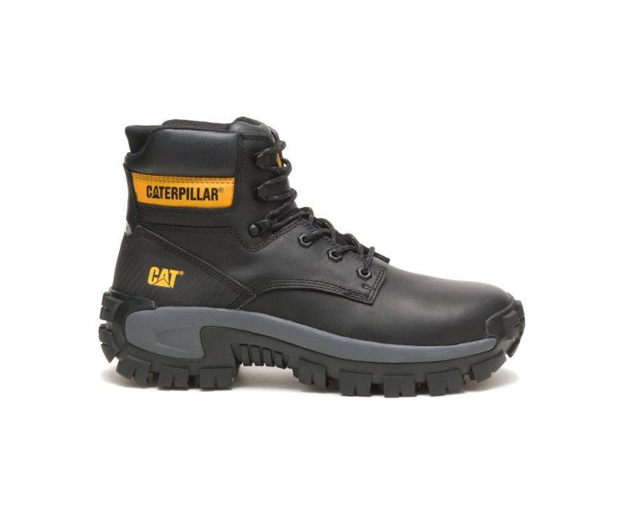 Caterpillar CAT Invader Hi Steel Spicou Pracovne Topanky Panske Čierne | CAT-856QU