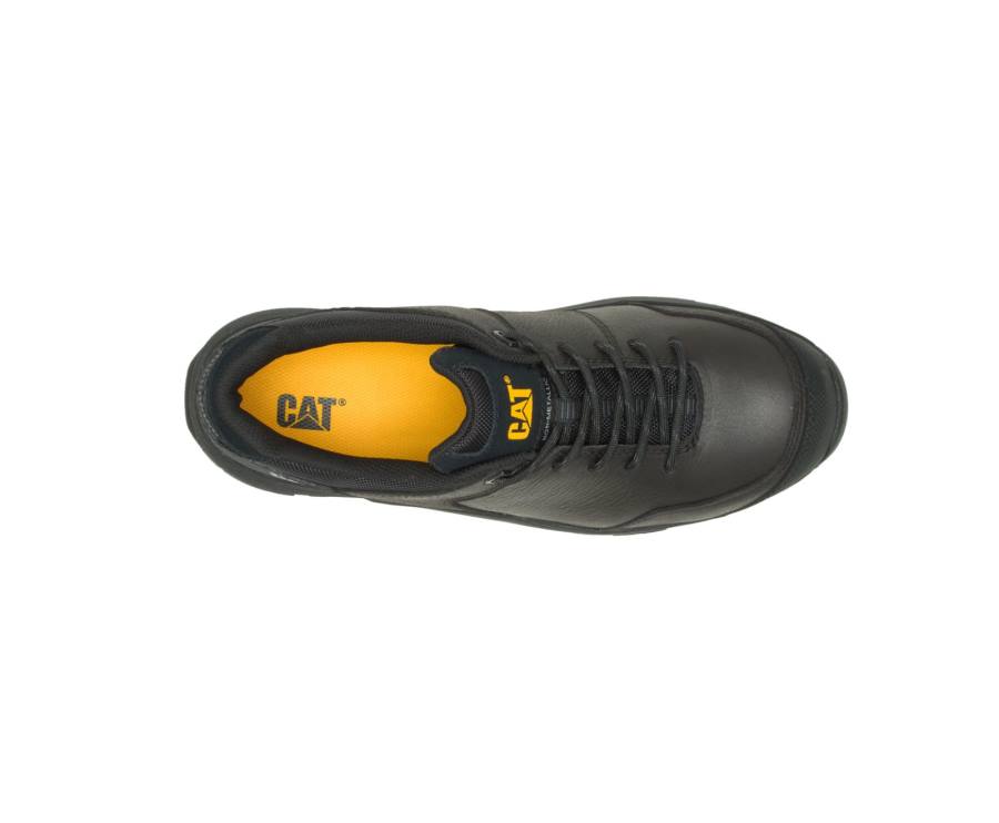 Caterpillar CAT Streamline 2.0 Kozene Composite Spicou Pracovne Topanky Panske Čierne | CAT-814KO